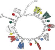 wsnang heathers broadway musical charm bracelet - perfect gift for broadway musical lovers logo