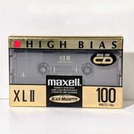 🎶 maxell high bias xlii 100 minutes: superior quality blank audio cassette tape logo