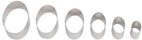 img 1 attached to 🔧 Sculpey Tools Stainless Steel 6-Piece Oval Cutter Set: Nested, Graduated Sizes for Craft Projects - Jewelry, Mixed Media, Home Decor