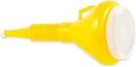 🌼 wirthco 32135 funnel king - double capped funnel with 1-1/2 quart capacity in vibrant yellow logo