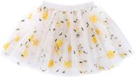 🌸 tulle skirt with embroidered flowers for girls - years clothing, skirts & skorts logo