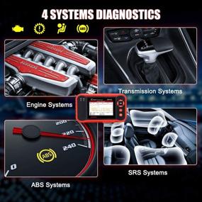 img 3 attached to 🔍 LAUNCH CRP123 OBD2 Scanner: Check Engine/ABS/SRS/Transmission Code Reader with Full OBD2 Modes, Graph Data Print & Free Lifetime Updates