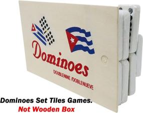 img 2 attached to Cuban Flag Double Nines Dominoes