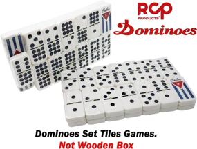 img 3 attached to Cuban Flag Double Nines Dominoes