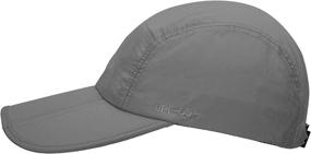 img 2 attached to 🧢 Foldable Baseball Cap with UPF 50+ Sun Protection, Quick Dry & Portable - Unisex Hats