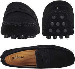 img 2 attached to Yldsgs Loafers Moccasin Leather Driving Men's Shoes in Loafers & Slip-Ons