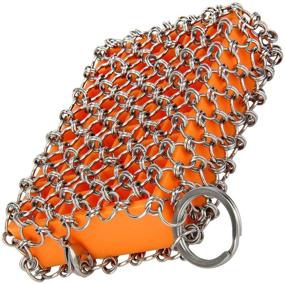 img 4 attached to 🔧 Ultimate Cleaning Solution for Cast Iron Skillets: U-picks Chainmail Scrubber