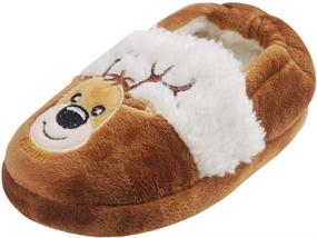 img 3 attached to 🐾 Annnowl Cartoon Animal Slippers, Toddler Boy Girl Shoes