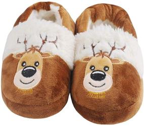 img 2 attached to 🐾 Annnowl Cartoon Animal Slippers, Toddler Boy Girl Shoes