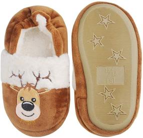 img 1 attached to 🐾 Annnowl Cartoon Animal Slippers, Toddler Boy Girl Shoes