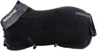 🐎 black back on track therapeutic fleece supreme horse rug logo