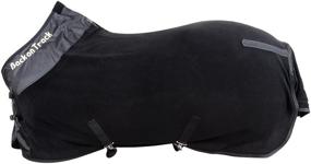 img 1 attached to 🐎 Black Back on Track Therapeutic Fleece Supreme Horse Rug