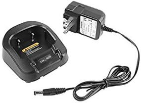 img 4 attached to Baofeng UV-82/UV-82L Black 🔌 Original Desktop Charger for Radio