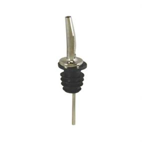 img 2 attached to 🚫 Stop Spills with Spill Stop Chrome Tapered Pourer Dispenser Spouts - 12-Pack with Poly-Kork