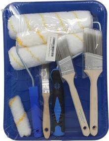 img 4 attached to 🎨 Premium Paint Roller Cover Set for Professional and Homeowners, Ideal for All Paints and Stains. Suitable for House or Commercial Use. (10 Piece Set)