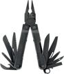 leatherman rebar multitool: cut, saw, and tackle any task in style with premium replaceable wire cutters - black edition with molle sheath logo