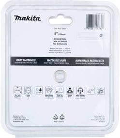 img 1 attached to 🔪 Makita E-02624 5-Inch Diamond Blade: Turbo Cut for Hard Materials