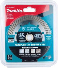 img 2 attached to 🔪 Makita E-02624 5-Inch Diamond Blade: Turbo Cut for Hard Materials