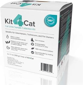 img 3 attached to 🐾 KIT4CAT 2lb Hydrophobic Litter Sand: Cat Urine Sample Collection Kit (3x11oz Bags) for Efficient Testing and Diagnosis