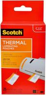 scotch thermal laminating pouches tp5853 25 logo