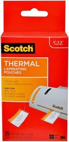 img 4 attached to Scotch Thermal Laminating Pouches TP5853 25