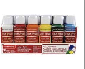 img 2 attached to 🎨 Basic Primary Colors Acrylic Paint Value Set - 12 Piece Kit