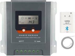 img 4 attached to 🔋 PowMr MPPT Charge Controller 30 amp - Bluetooth Solar Charge with Energy-Recording LCD Display for 12V/24V Batteries