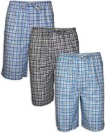 🩳 comfy lounge pajama shorts with drawstring and pockets – ideal men's sleep & lounge wear logo