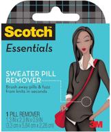 scotch essentials sweater pill remover - effective clothing defuzzer, 1 each (w-110-a) logo