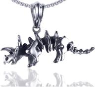 xusamss titanium dinosaur skeleton triceratops logo
