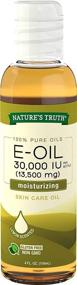 img 4 attached to 🍋 Pure Vitamin E Oil for Skin 30,000 IU, 100% Natural, 4 oz, Refreshing Lemon Scent, GC/MS Tested, By Nature's Truth