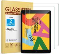 📱 [2 pack] tempered glass screen protector for ipad 8th/7th generation (10.2-inch, 2020/2019 model), ipad air 3rd generation (10.5-inch, 2019) and ipad pro 10.5 (2017) logo