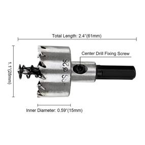 img 3 attached to 🔪 Cut with Precision: Introducing WEAVERBIRD Stainless Speed Cutter Drill