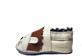 img 2 attached to 👶 Limeinlemon Baby Moccasins: Stylish Star Moon Boys' Shoes for Crawling