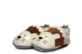 img 3 attached to 👶 Limeinlemon Baby Moccasins: Stylish Star Moon Boys' Shoes for Crawling