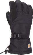 pipeline glove for men by carhartt in black logo