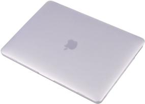 img 1 attached to 🖥️ UESWILL Clear Matte Hard Case - Compatible with 2016-2020 MacBook Pro 13 inch M1 with USB-C Touch Bar, Model A2338, A2289, A2251, A2159, A1989, A1706, A1708