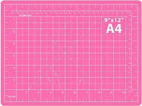 img 3 attached to 🧵 Premium Self Healing Sewing Mat - 12"x9" for Quilting, Scrapbooking, and Precision Crafts - Pink