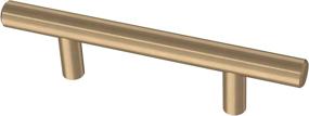 img 4 attached to Franklin Brass 10-Pack Champagne Bronze 3-Inch Cabinet Pulls, BAR076Z-CZ-B, 76mm