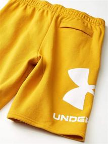 img 1 attached to 🩳 Удлиненные шорты из флиса от Under Armour для мальчиков - размер средний