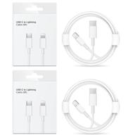 🔌 apple mfi certified 2-pack usb-c to lightning cable (6.6ft) fast charging compatible with iphone 12/12 mini/12 pro/12 pro max/11/11 pro/11 pro max/xs max/xr/x, ipad - iphone fast charger lightning cable logo