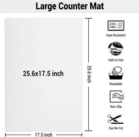 img 3 attached to 🛡️ Ewen 25 6X17 5 Countertop Protection Translucent: Trusted Shield for Your Kitchen Surfaces