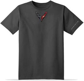 img 1 attached to Corvette Generation Carbon Badge T Shirt