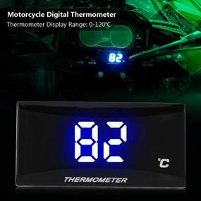 img 3 attached to Qiilu Motorcycle Thermometer Instrument Temperature