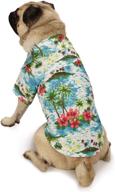 🐶 casual canine hawaiian breeze dog camp shirt логотип