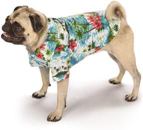 img 3 attached to 🐶 Casual Canine Hawaiian Breeze Dog Camp Shirt