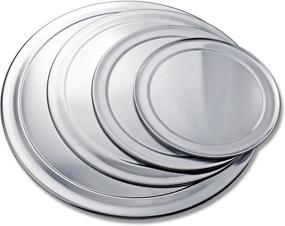 img 3 attached to Premium 16 Inch Aluminum Pizza Pan/Tray with Wide Rim by New Star Foodservice 50769 - Best Quality for Perfect Pizzas!