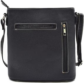 img 2 attached to Stylish Western Rhinestone Crossbody Shoulder Handbags & Wallets - For Fashionable Women's Shoulder Bags