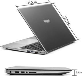 img 2 attached to 💻 Буков Броядж с дисплеем 15,6" FHD IPS, процессор Intel Quad-Core i7-8550U, 8 ГБ ОЗУ, 1 ТБ SSD, веб-камера, USB 3.0, Bluetooth, WiFi 5G, подсветка клавиатуры, серебристый цвет, Windows 10 Home.