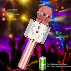 img 2 attached to HL Audio Christmas Toys Kids Girls Karaoke Microphone Kids' Electronics